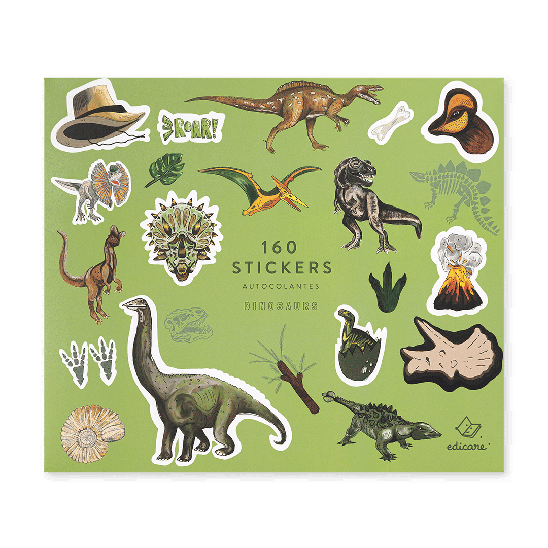 160 Stickers | Autocolantes | Dinossauros