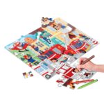 Puzzle 2 Faces | Colorir | 48 pecas | Bombeiros - Image 9