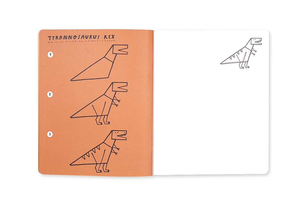 50 Desenhos de Dinossauro para colorir - OrigamiAmi - Arte para