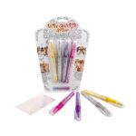 Set 4 Canetas Gel Com Glitter | Tattoo | Stencil - Image 2