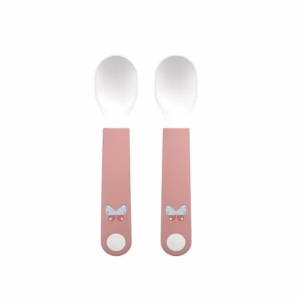 Set de 2 Colheres de Treino | Mio | Flowers & Butterflies