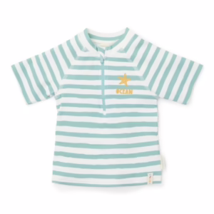 T-Shirt de Praia | Manga Curta | Stripes Surf Blue
