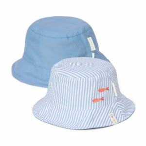 Chapéu Reversível | Bob | Stripes Ocean Blue