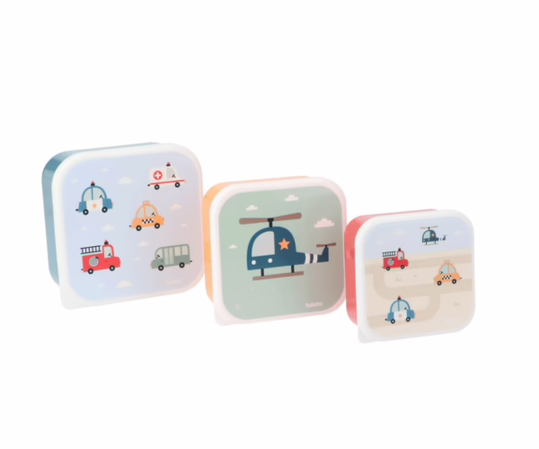 Conjunto 3 Caixas Lancheira | City Cars - Image 1